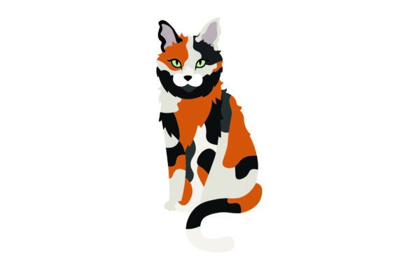 American Short Hair Cat Sitting Embroidery Review