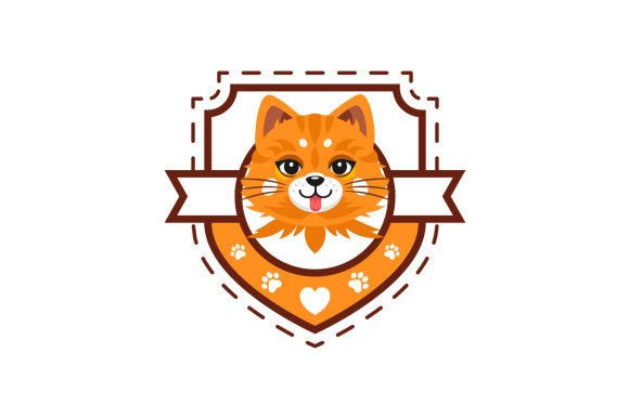 Animal Rescue Logo, Cat Review for Embroidery Projects