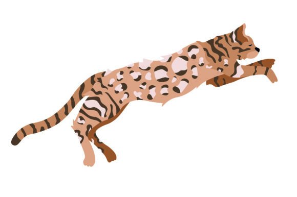 Bengal Cat Jumping Embroidery Design Review