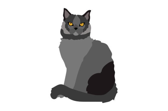 British Short Hair Cat Sitting Embroidery Review