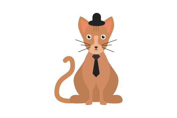 Cat Wearing Tie Embroidery Design Review