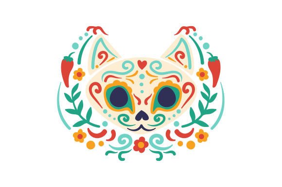 Day of the Dead - Cat Embroidery Design Review