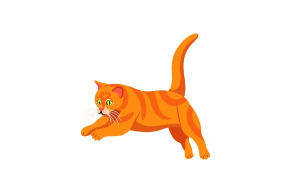 Ginger Cat Jumping Embroidery Design Review
