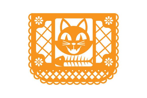 Papel Picado for Kids - Cute Cat Embroidery Review