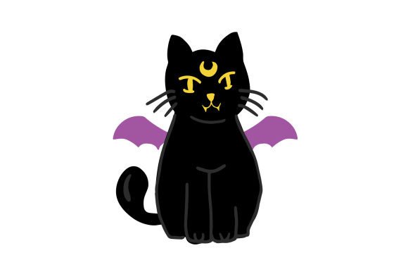 Pastel Goth Black Cat Embroidery Design Review