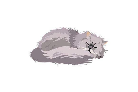 Persian Cat Sleeping Embroidery Design Review