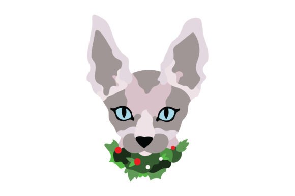 Sphynx Cat with Christmas Decorations Embroidery Review