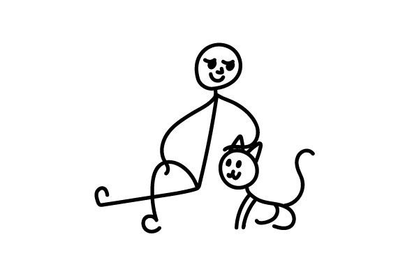 Stick Man with Stick Cat Embroidery Review