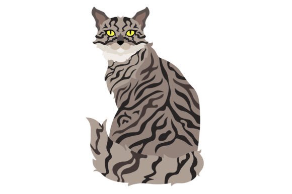 Tabby Cat Sitting Embroidery Design Review