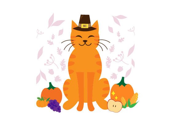 Thanksgiving Cat Embroidery Design Review