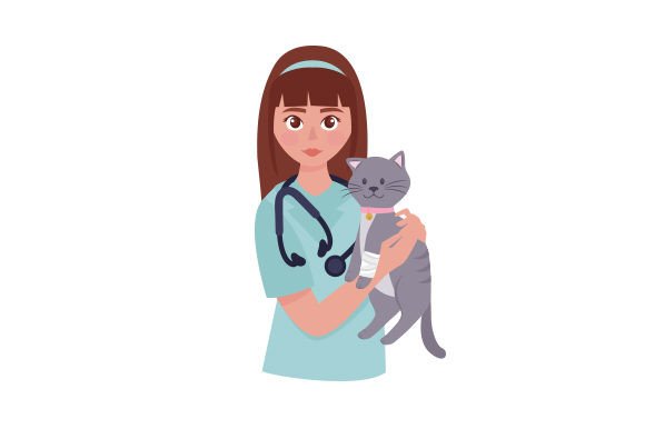 Veterinary Assistant Holding a Cat Embroidery Design Review